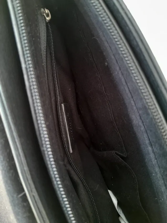 Sac à main noir avec volant, bandoulière, Marque Primark - photo numéro 4