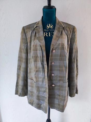 Blazer satiné et léger