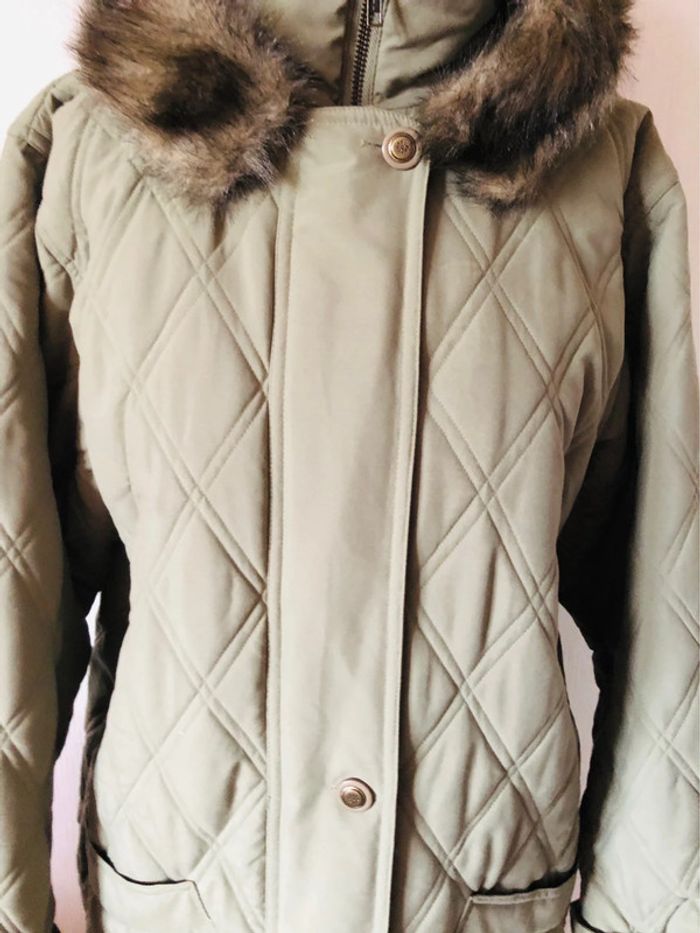🍁🍃Parka vintage années 90 kaki vert olive green vintage 90s parka🍃🍁 - photo numéro 4