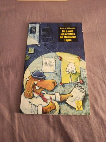 Livre on a volé les oreilles de monsieur lapin