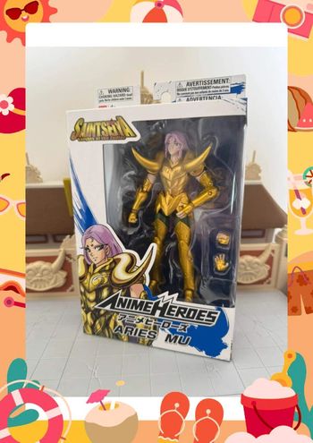 Neuf et scéllé Anime heroes chevalier du Zodiaque bélier aries mu