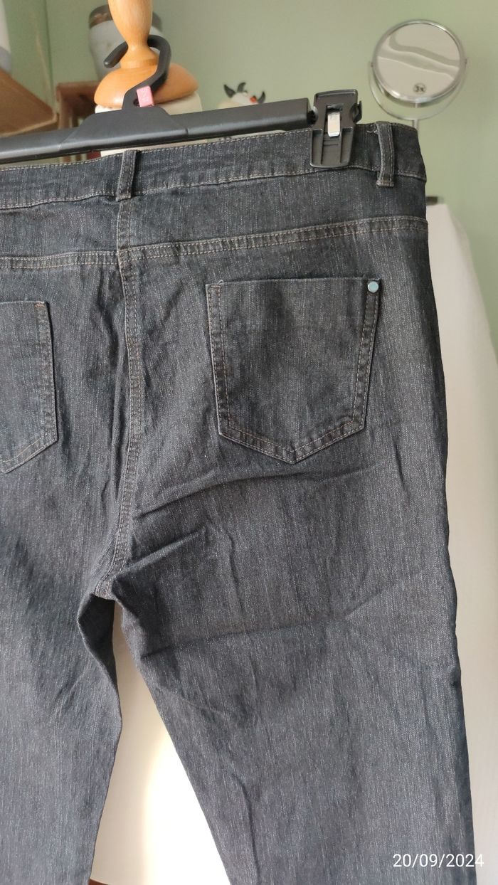 Jean gris & détails Strass T44 - photo numéro 9