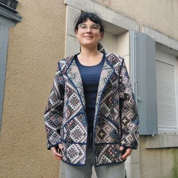 Magnifique veste Vintage pour XL oversize