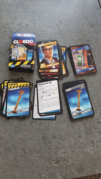 Cartes de jeu Cluedo