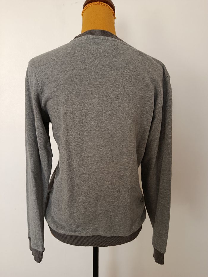 Sweat Sézane gris à lettre A – Style casual et confort absolu.Taille M. - photo numéro 3