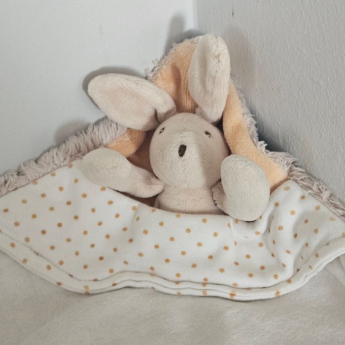 Doudou Moulin roty lapin plume et polochon - photo numéro 2