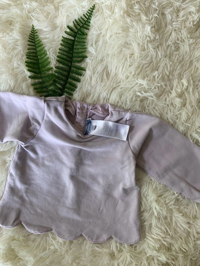 Pull Jacadi Paris Lila pale 12m - photo numéro 3