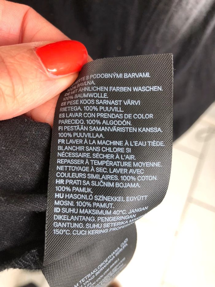 Robe grossesse noire H&M Mama XS pour 36-38 - photo numéro 10