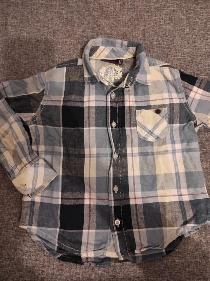 Chemise à longues longues sergent major 5 ans