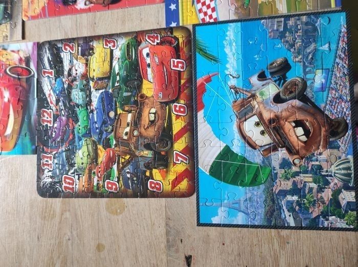 Lot de 9 puzzles car's Disney planes - photo numéro 2