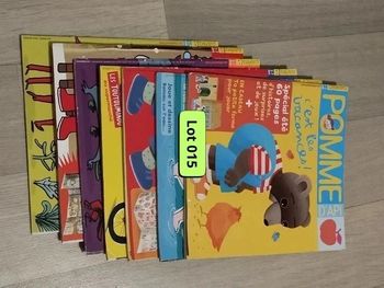 Lot de 7 magazines Pomme d’Api année 2017-18 L015  7543241284