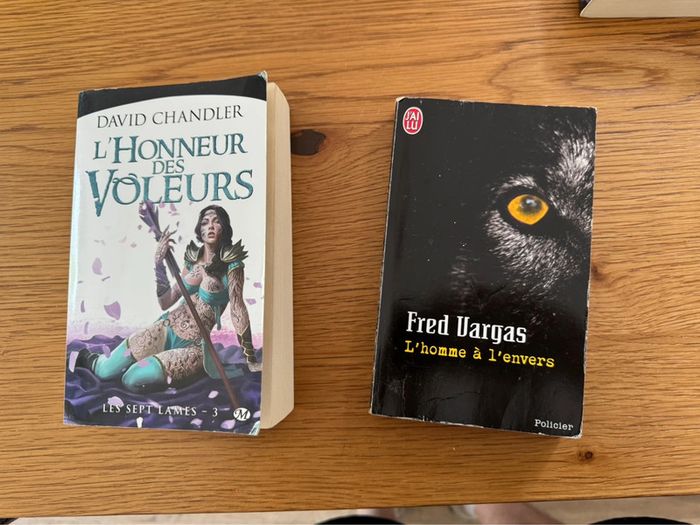 Lot 2 L’honneur des valeurs David Chandler Fred Vargas L’homme l’envers 9782811208936 9782290349236