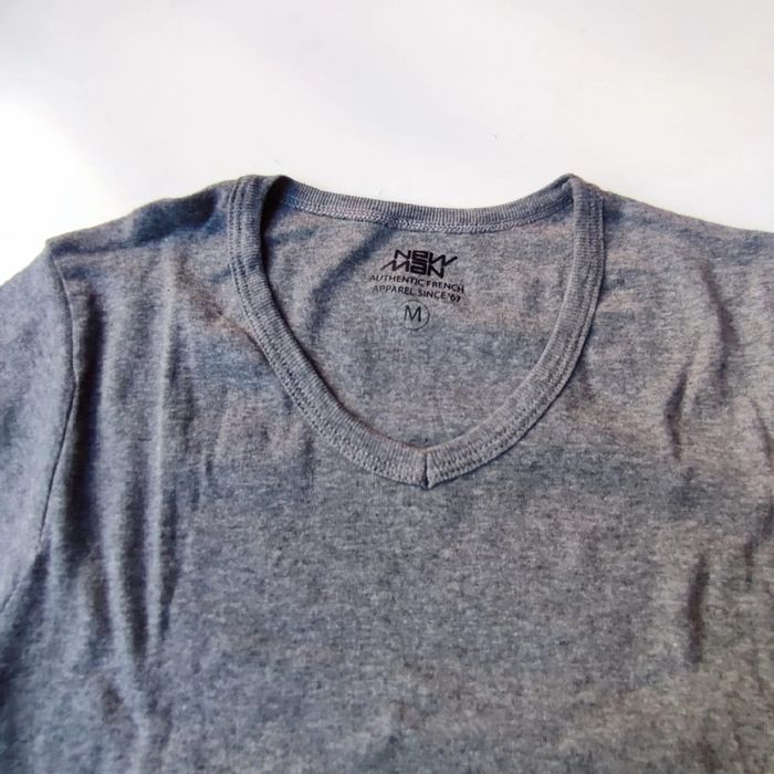 T-shirt gris sans coutures taille M New Man - photo numéro 2