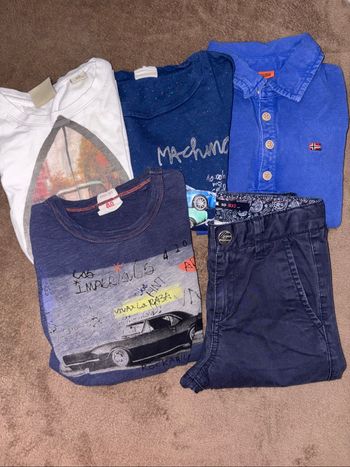 Lot de 5 vêtements de marque garçon taille 6 ans