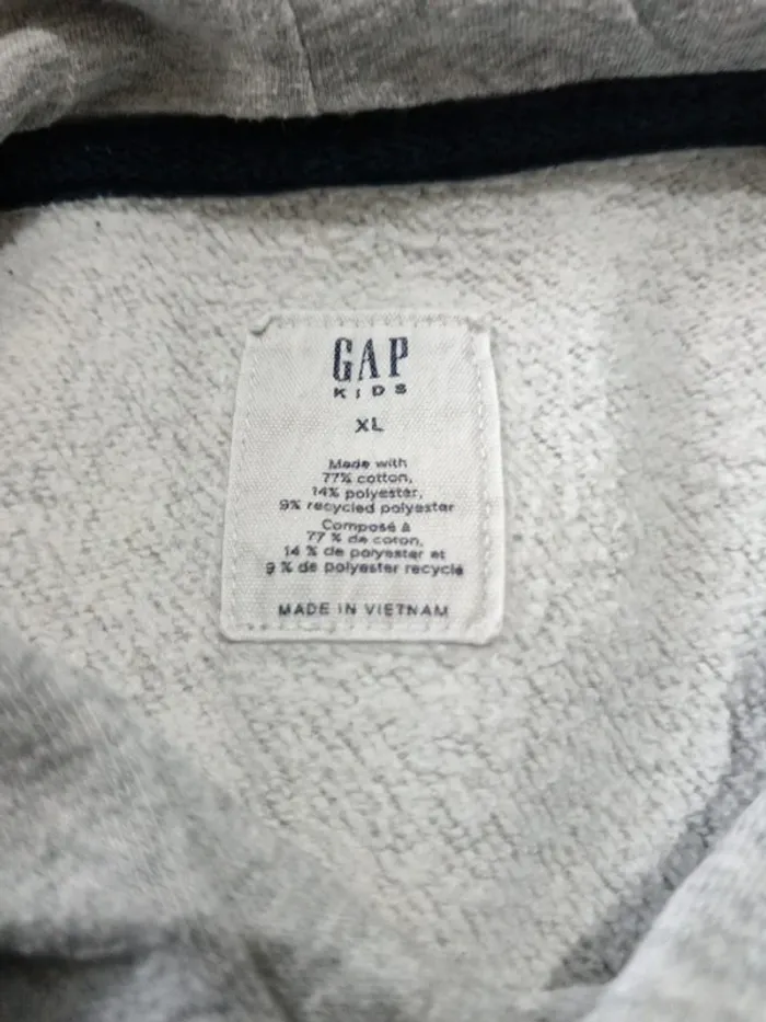 C56 sweat gris Gap XL Kids - photo numéro 3