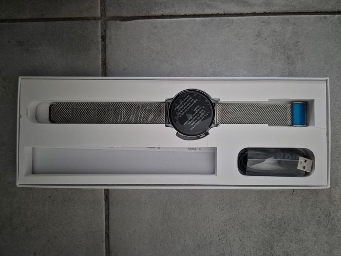 Montre Connectée Femme - I39H - 1.32" HD - Fréquence Cardiaque - 20 Modes Sportifs - SpO2 - Argent