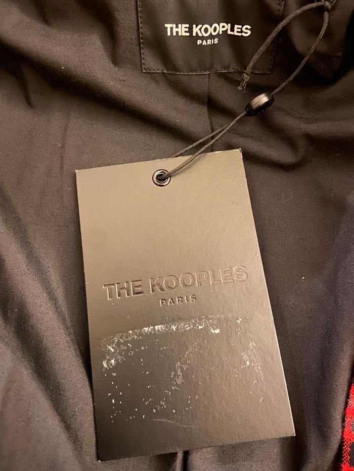 Veste-chemise matelassée à carreaux rouges – The Kooples – Taille 1 – Neuve avec étiquette - photo numéro 6