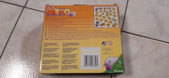 Jeu de mémoire "Mémo" état neuf - photo numéro 2