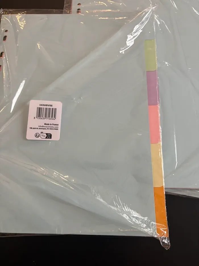 Lot de 3 paquets d’intercalaires A4 en cartons - photo numéro 2