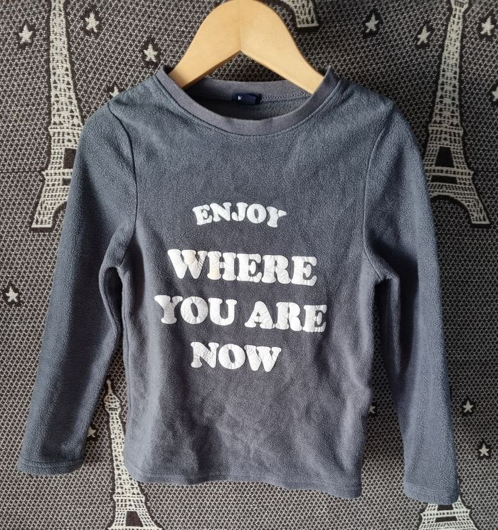 Pull de pyjama gris 6ans