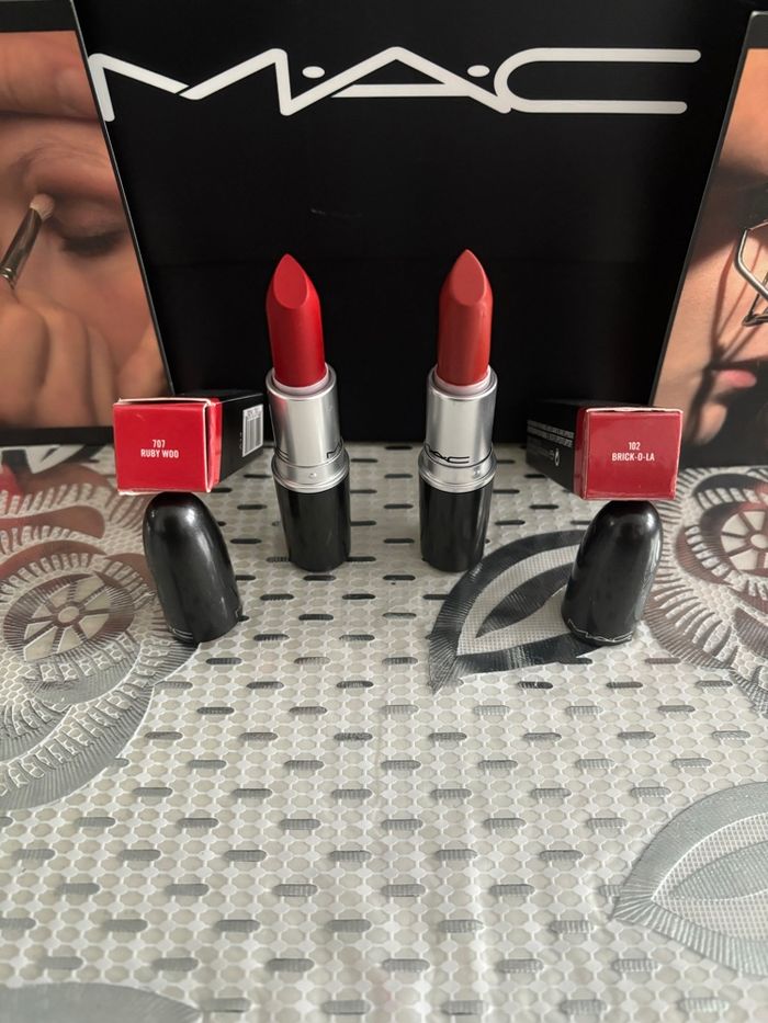 Lot de 2 rouges à lèvres Mac