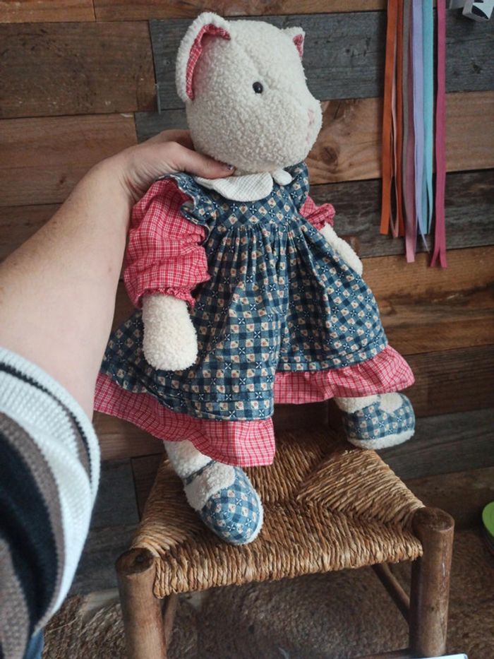 Peluche ours vintage moulin Roty tbe - photo numéro 7