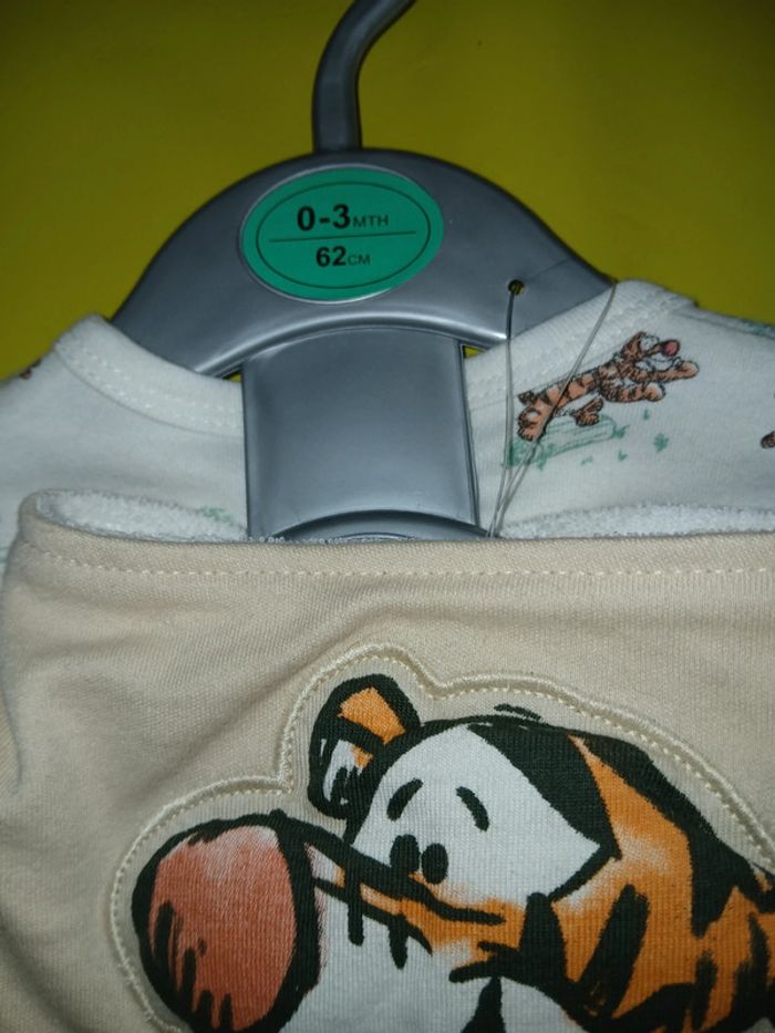 Ensemble 4 pièces garçon en coton disney winnie l'ourson 3 mois - photo numéro 2