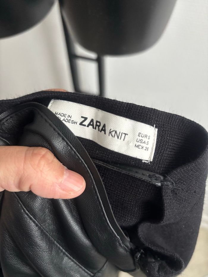 Robe sexy similicuir Zara neuve - photo numéro 3