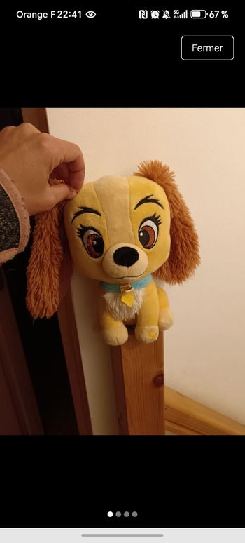 #peluche la belle et la bête 