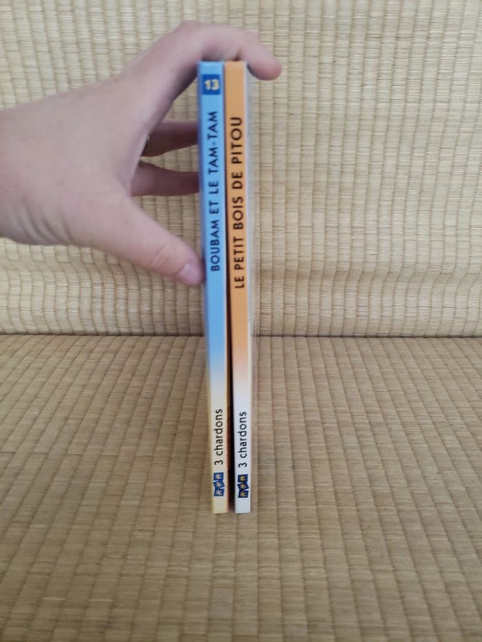 Lot de 2 livres des 3 chardons : Boubam et le tam-tam et le petit bois de Pitou - photo numéro 2