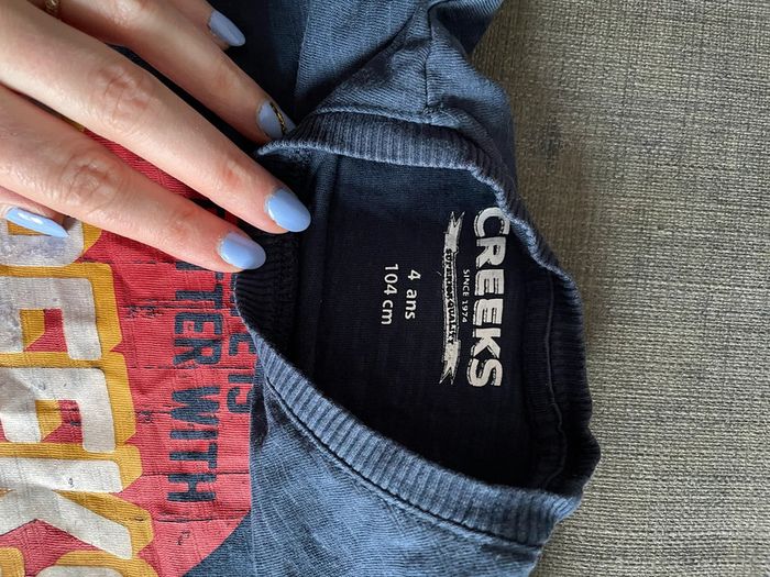 T shirt bleu marine - photo numéro 2