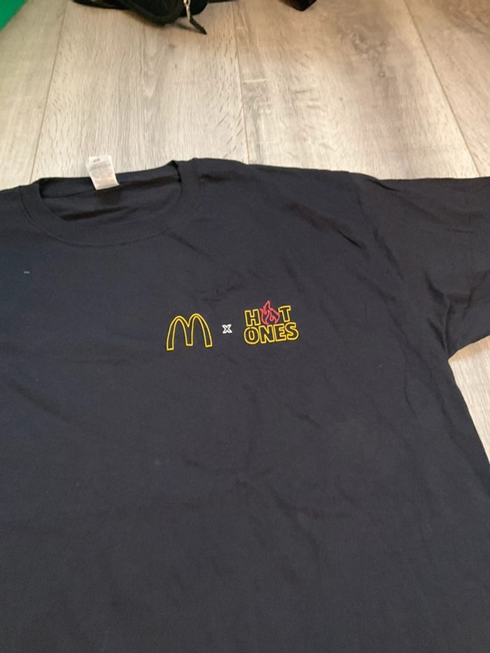 Tee shirt noir McDo Hot sauce manches courtes - photo numéro 9
