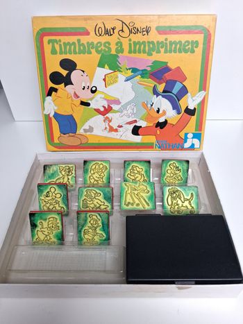 Jeux vintage Walt Disney 1982 Timbres à imprimer (jeux nathan)