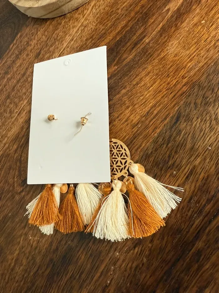 Boucles d’oreilles femme neuve - photo numéro 2