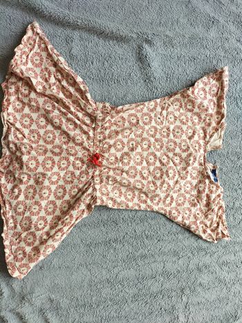 Robe fluide évasée beige lion