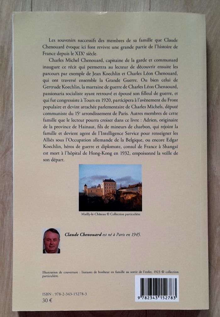 Claude Chenouard - Générations de guerres et réunions familiales de 1870 à nos jours - photo numéro 4
