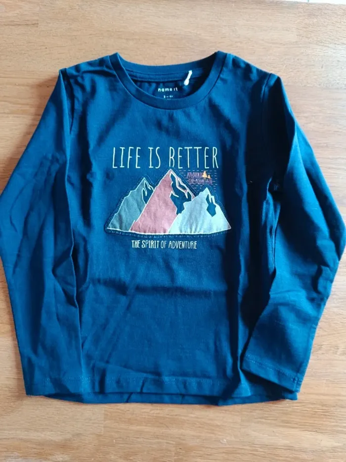 Teeshirt manches longues Name it // neuf