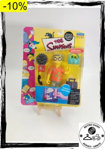 Playmates Simpsons World of Springfield Resort Smithers Figure Sealed