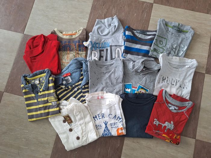 Lot de 14 T-shirts manches longues