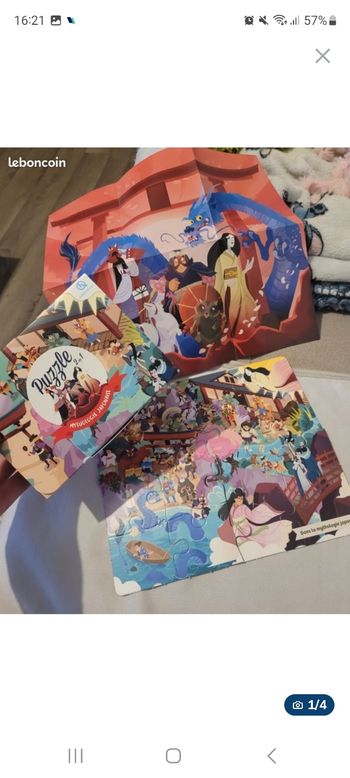 Puzzle 2en1 mythologie Japonaise