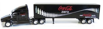 MOTOR CITY 434617 SEMI REMORQUE COCA COLA ROUGE NOIR 1:64