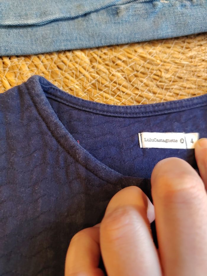 Veste zipper lulu castagnette 4 ans - photo numéro 3