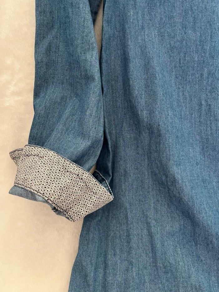 Robe chemise en jean taille 40 - photo numéro 3