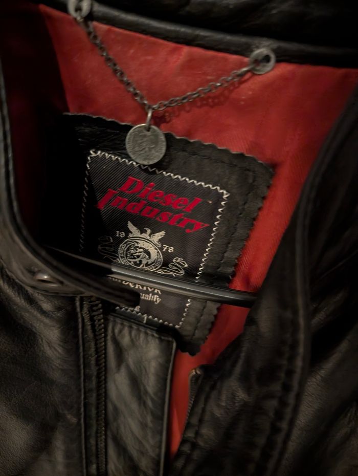 Veste en cuir diesel - photo numéro 2