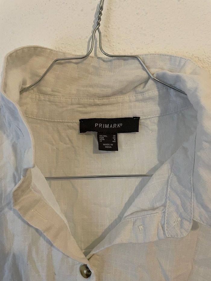 Chemise à manches longues blanche taille 38 - photo numéro 2