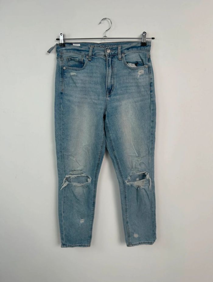 Jean American Eagle Femme Troué Bleu Clair W30 | Taille FR40 | Très Bon État LF196 - photo numéro 2