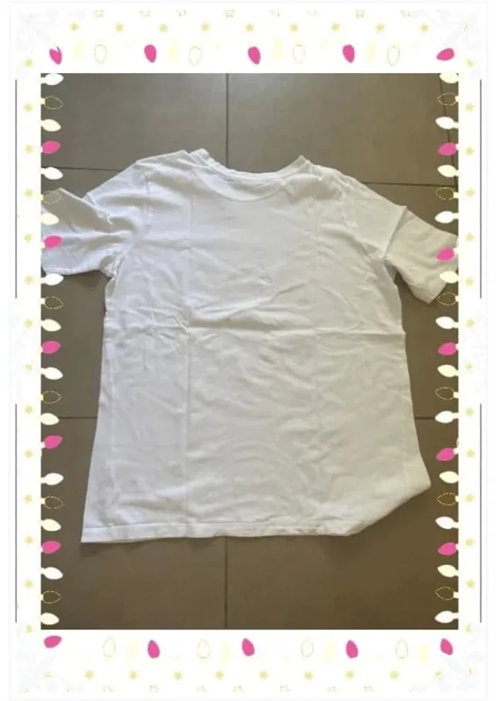 🌺 T-shirt blanc LOIS - Taille XL Ambiance Australia Beach 1982 ! - photo numéro 5