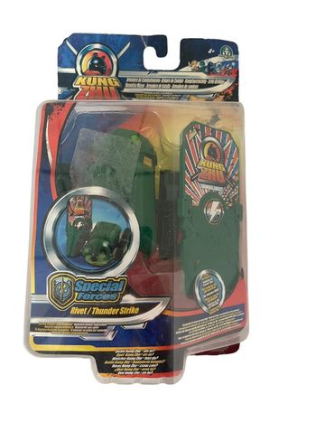 Kung Zhu Ninja Warriors Rivet / Thunder Strike armure de combat Giochi Preziosi neuf