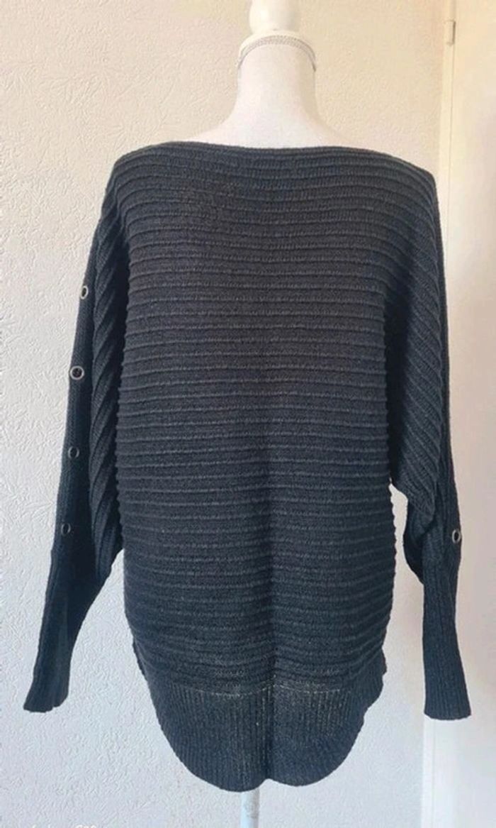 Pull col bateau en laine - photo numéro 2