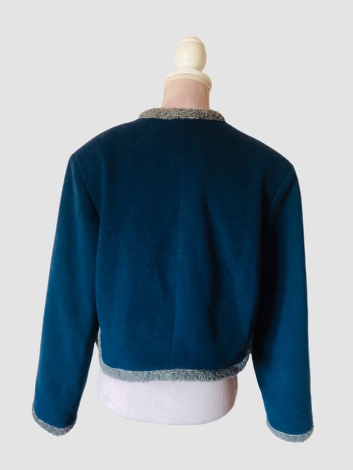 🇦🇹Jolie petite veste courte vintage cottagecore en laine Tyrolean Trachen style wool jacket🇦🇹 - photo numéro 12